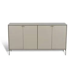 Mavis Senkit & Sivupöydät^Volt sivupöytä 80x148 cm, Beige-ruostumaton teräs
