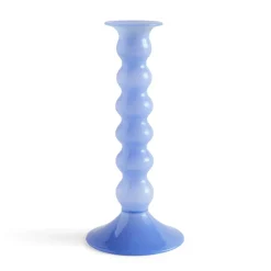 HAY Kynttilänjalat & Kyntteliköt^Wavy kynttilänjalka suuri 21 cm, Jade light blue