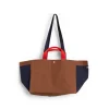 HAY Säilytyskorit^Weekend Bag Organic laukku S, Brown multi