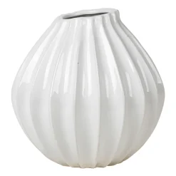 Broste Copenhagen Maljakot^Wide maljakko, ivory, 25 cm
