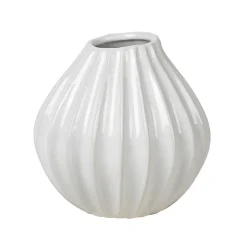 Broste Copenhagen Maljakot^Wide maljakko, ivory, 15 cm