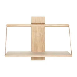 Andersen Furniture Hyllyt & Hyllyjärjestelmät^Wood Wall seinähylly Medium 45x20x32 cm, Oak